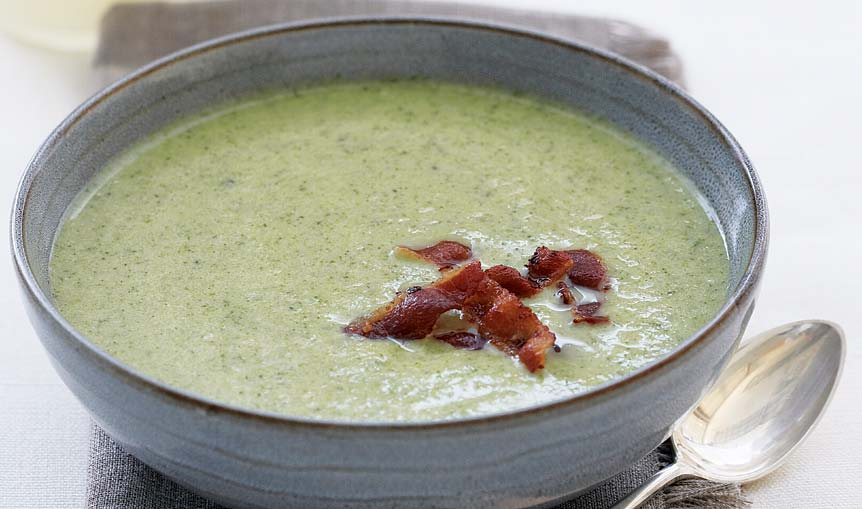 Broccoli Soup with Bacon